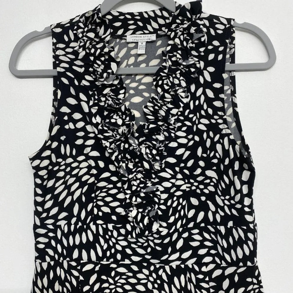 London Style Collection Ruffle Tank Dress - Picture 3 of 6